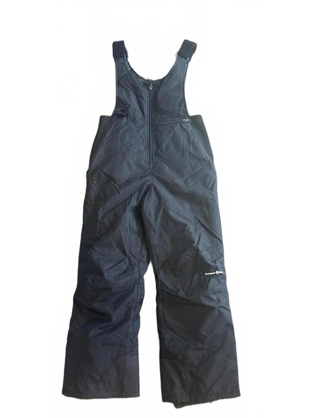 Outdoor Gear Black insulated Snow Bib Overalls, Size Medium 14 16 Boys Girls